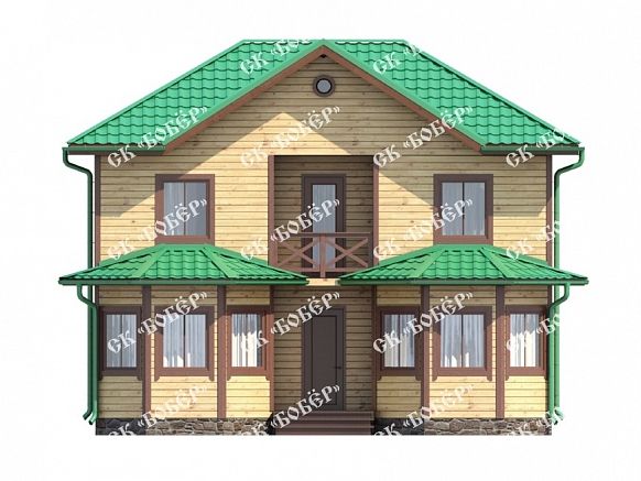 Уникальный дом из бруса 7х9. фото
