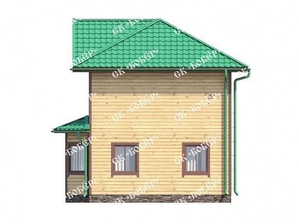 Уникальный дом из бруса 7х9. фото